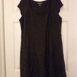 Black dress, size 18W